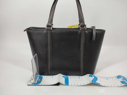 BURBERRY Leather Handbag with Nova Check Interior