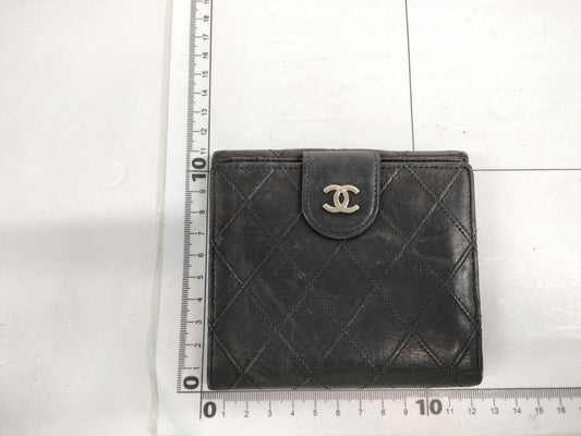 CHANEL Bicolore Compact Wallet Wallet