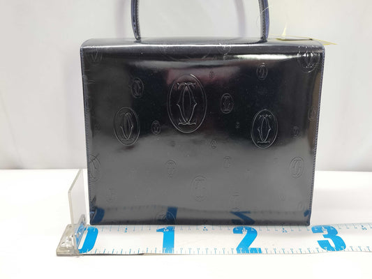 Cartier Top Handle Bag Enamel Handbag