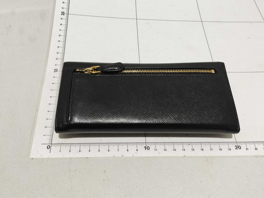 PRADA Saffiano Long Wallet with Pass Case