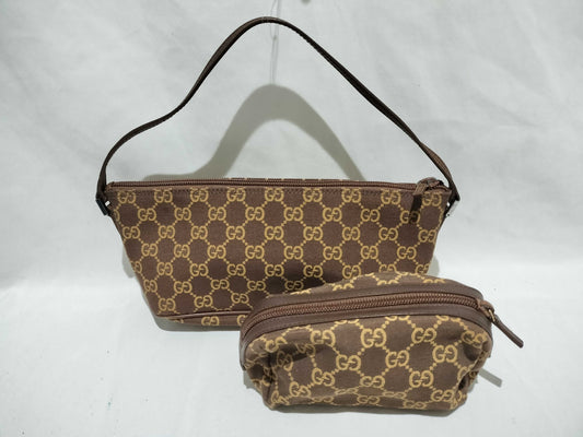 GUCCI GG Canvas Accessory Pouch/Pouch Set of 2 Other Accessories