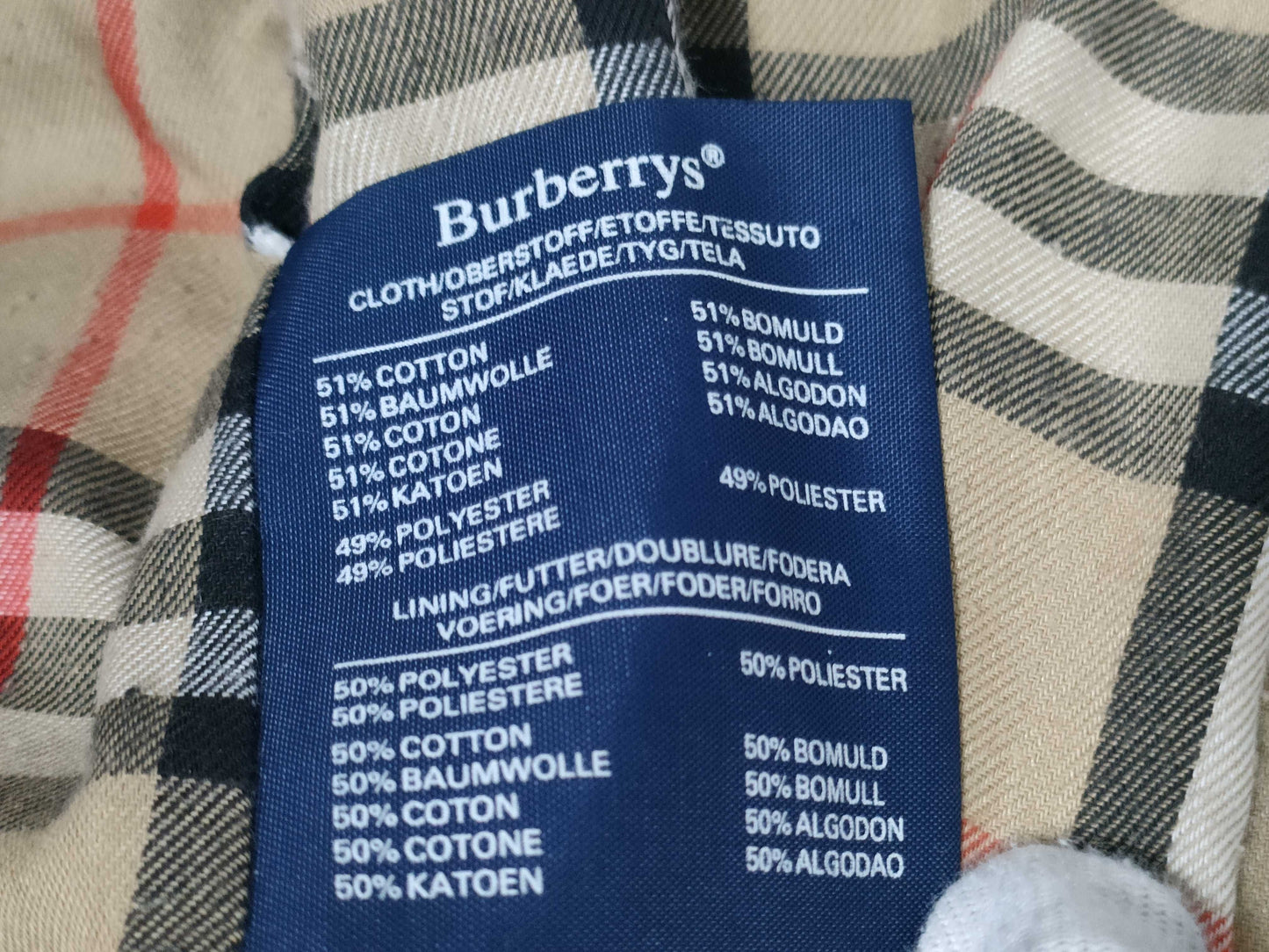 Burberrys Nova Check Trench Coat