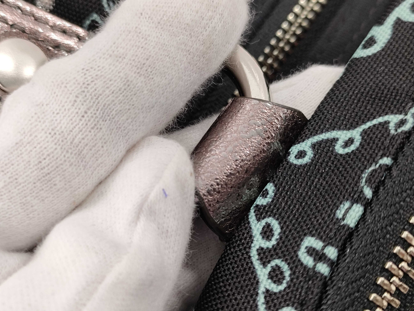 COACH 16052 Poppy Canvas x Leather Tote Bag