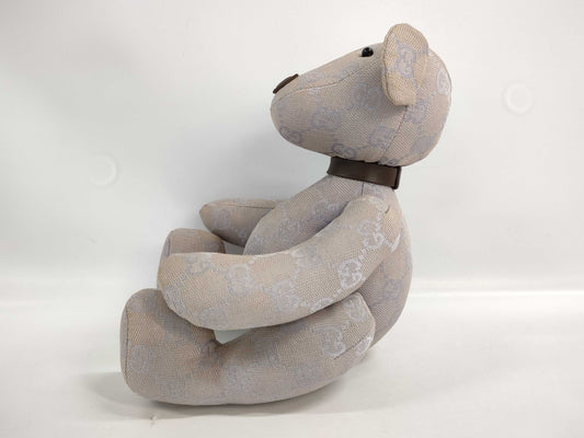 GUCCI GG Canvas Teddy Bear Plush Toy