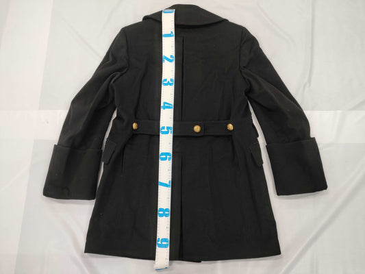 GUCCI カシミヤ混 コート ブラック ロング コート