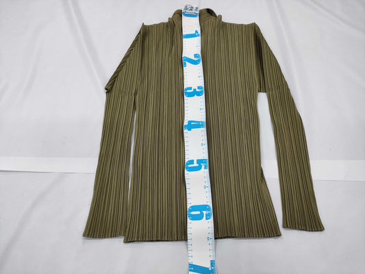 ISSEY MIYAKE Pleated Pleated Cardigan Cardigan