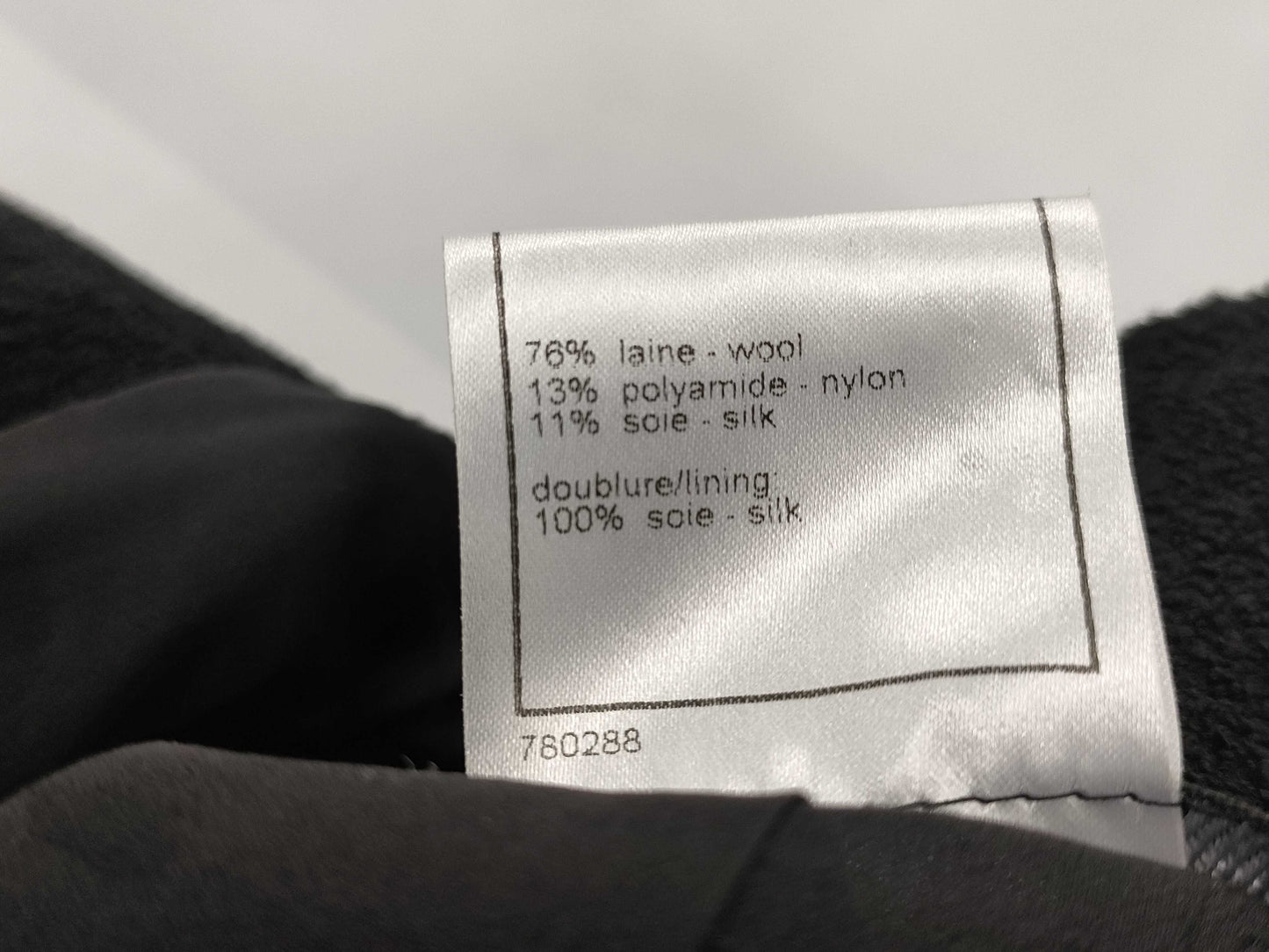 CHANEL 08C Coco Line Button Tweed Jacket Jacket