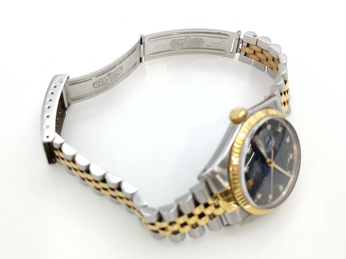 ROLEX 16013G R412380 Blue Dial Jubilee Men's Watch