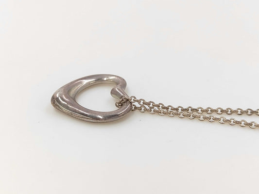 Tiffany & Co. Open Heart SV925 6.5g Necklace