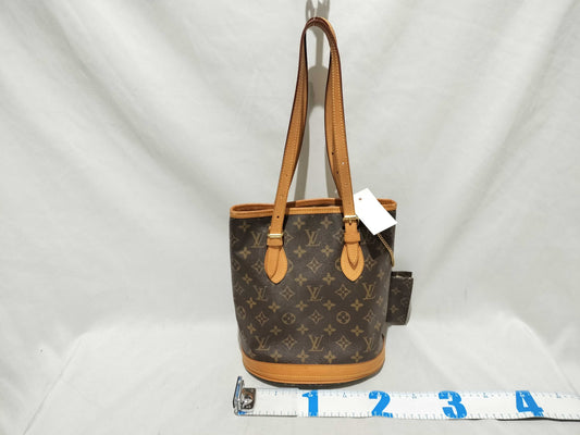 LOUIS VUITTON Monogram Bucket PM VI0040 Tote Bag