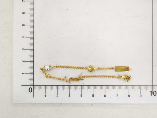 SAINT LAURENT Torn Bracelet