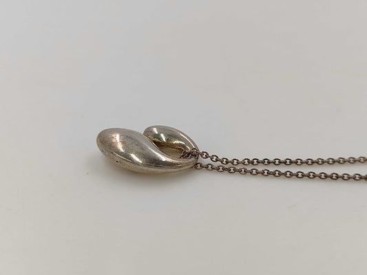 Tiffany & Co. Double Teardrop SV925 4.8g Necklace