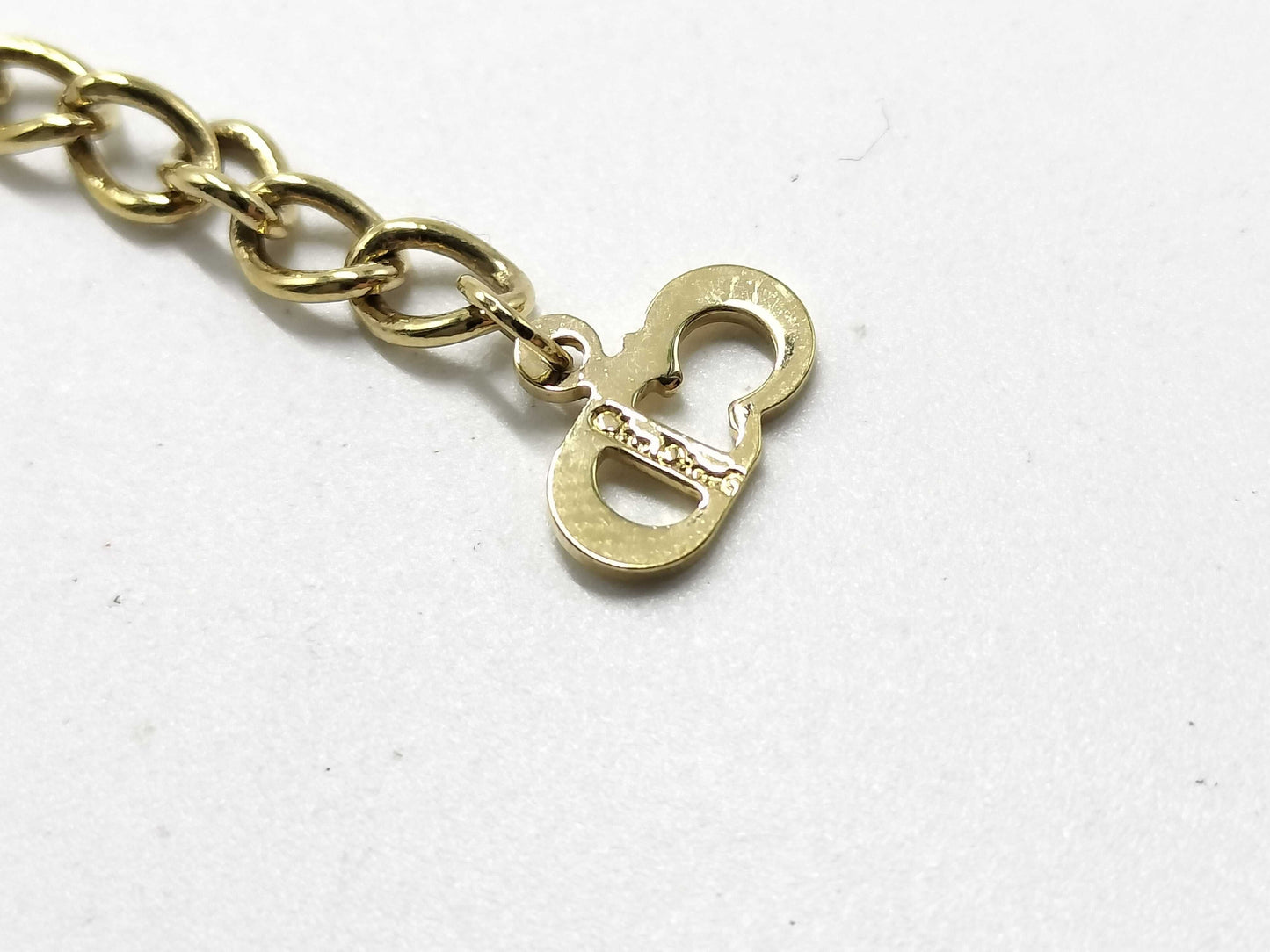 Dior Faux Pearl Necklace and Earrings Set Necklace