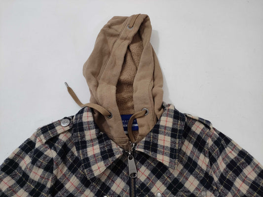 BURBERRY Blue Label Hooded Wool Jacket