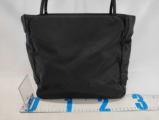 PRADA Nylon Triangle Plate Handbag