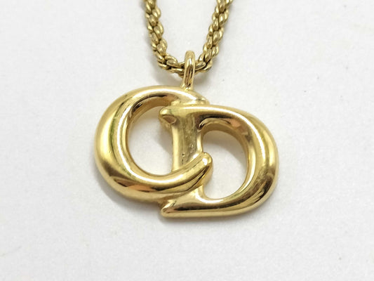 Dior CD logo necklace
