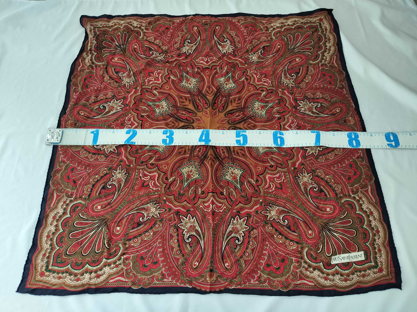 Yves Saint Laurent Large Paisley Scarf
