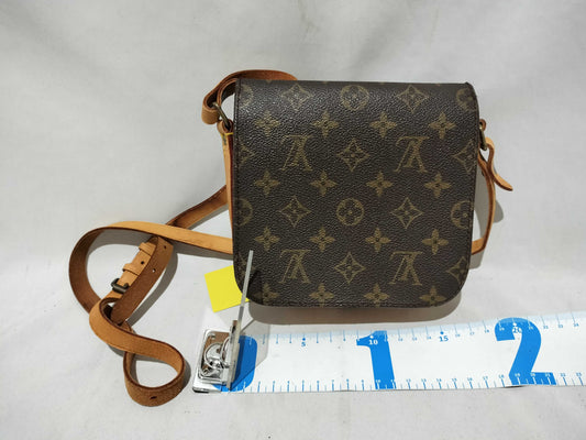 LOUIS VUITTON Monogram Mini Cartouchiere Shoulder Bag