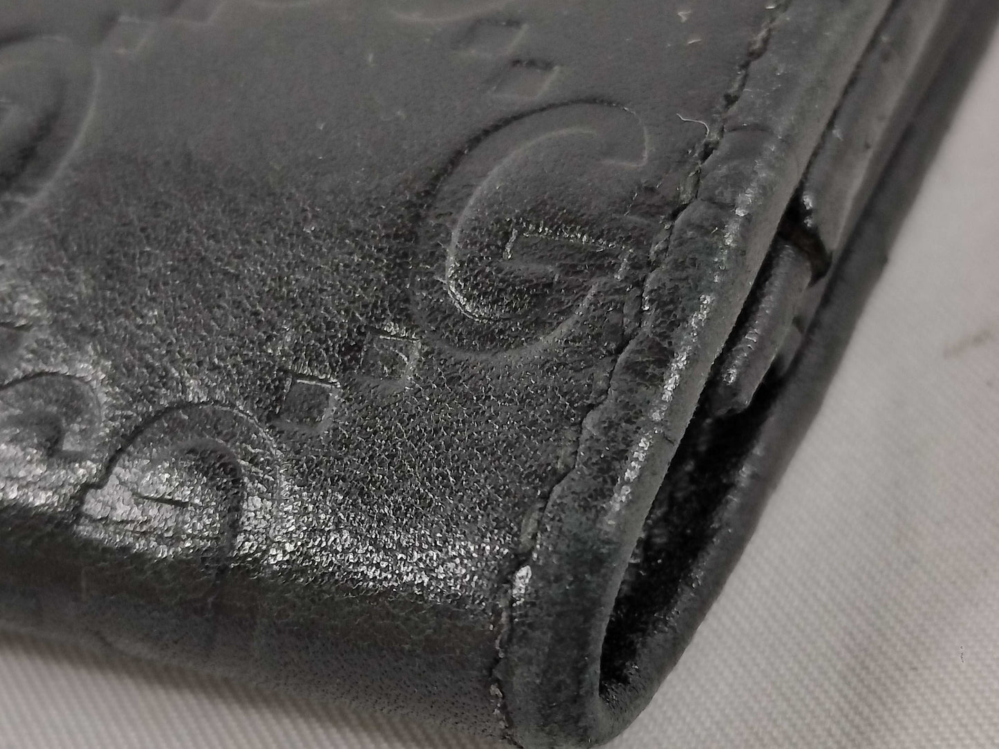 GUCCI Guccissima Guccissima Pass Case Card Case/Pass Case/Business Card Case