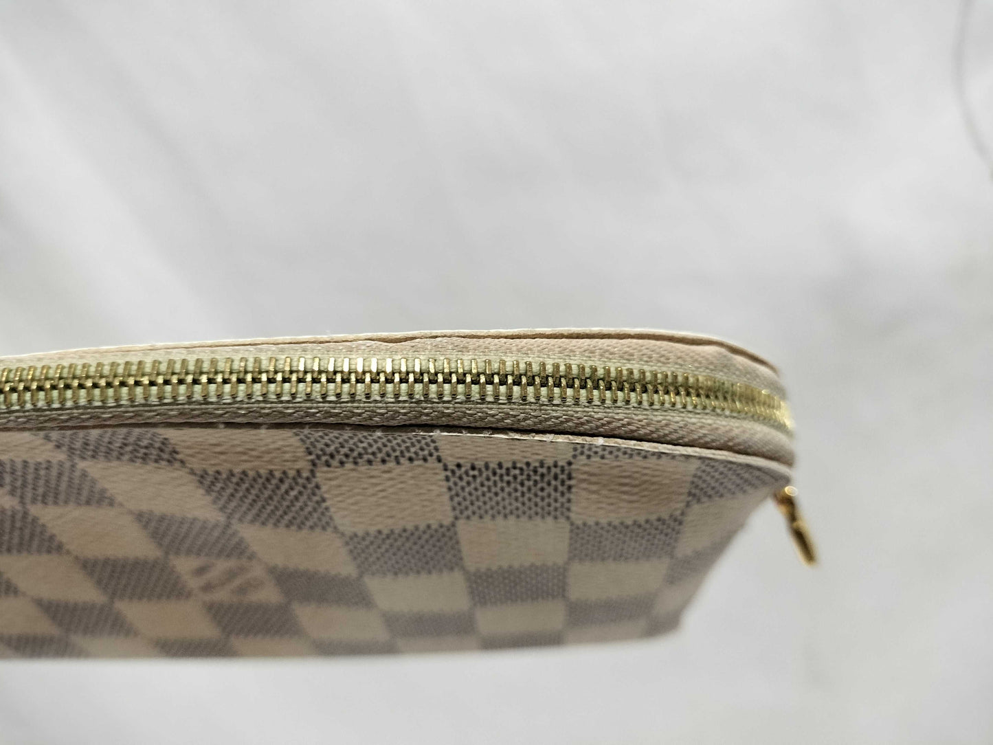 LOUIS VUITTON Damier N60024 Pochette Cosmetic Azur Pouch