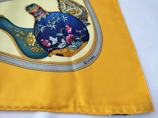 HERMES Carre Perfume Bottle Scarf