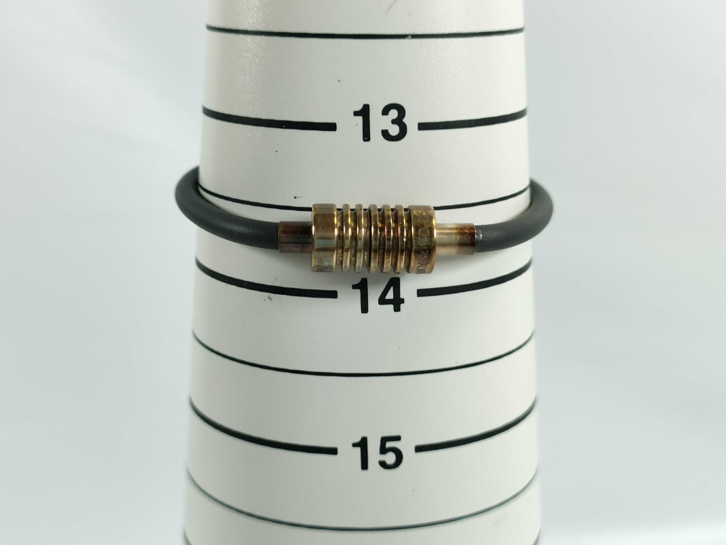 Tiffany & Co. Paloma Groove Surfer Bracelet, Rubber, SV925, 7.8g, Bracelet/Bangle