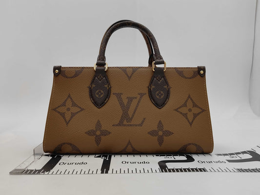 LOUIS VUITTON Monogram Giant Reverse On-the-Go New Arrival Handbag M46653 RFID Shoulder Bag