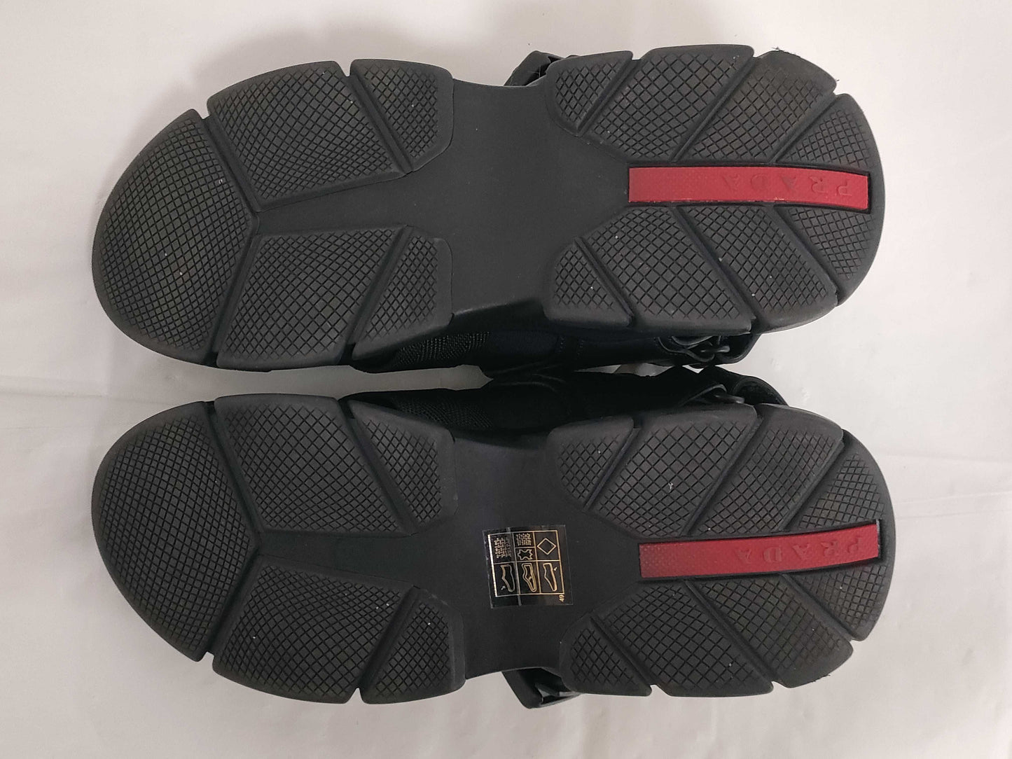 PRADA Webbing Trim Neoprene Size 36 Sandals