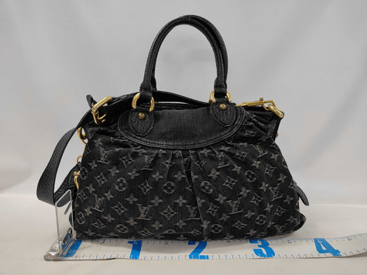 LOUIS VUITTON Monogram Denim M95351 Neocavi MM 2-Way Handbag