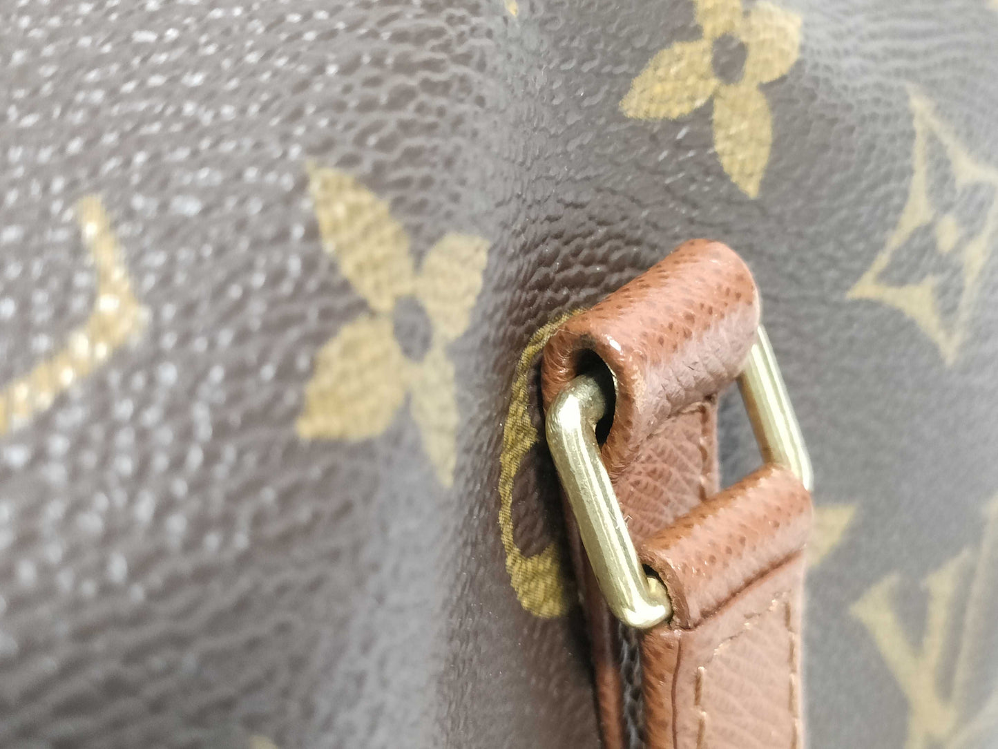 LOUIS VUITTON Monogram Papillon Parent-Child Pig Leather Handbag