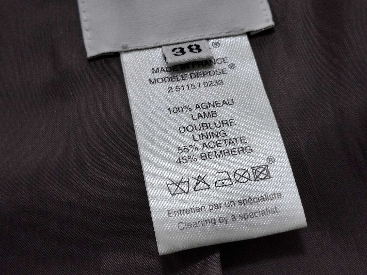 CELINE Lambskin Set-Up Jacket Other Apparel