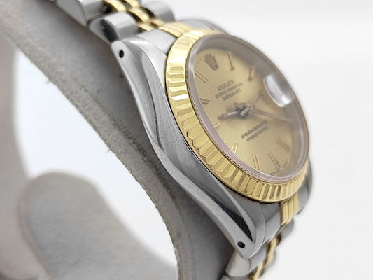 ROLEX 69173 R825847 Champagne Dial Jubilee Women's Watch