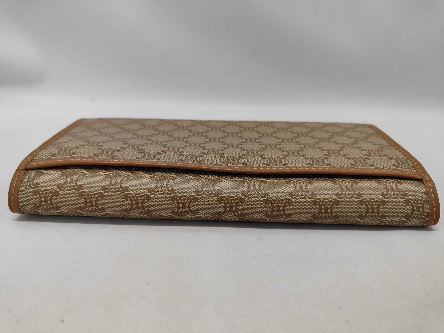 CELINE Macadam PVC Long Wallet M07 Brown Wallet