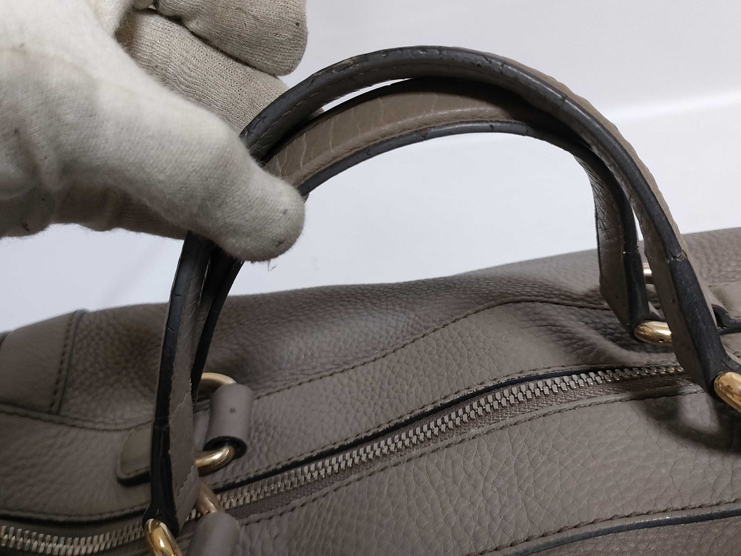 GUCCI Soho GUCCI Mini Boston Bag Soho Interlocking G Serial Shoulder Bag