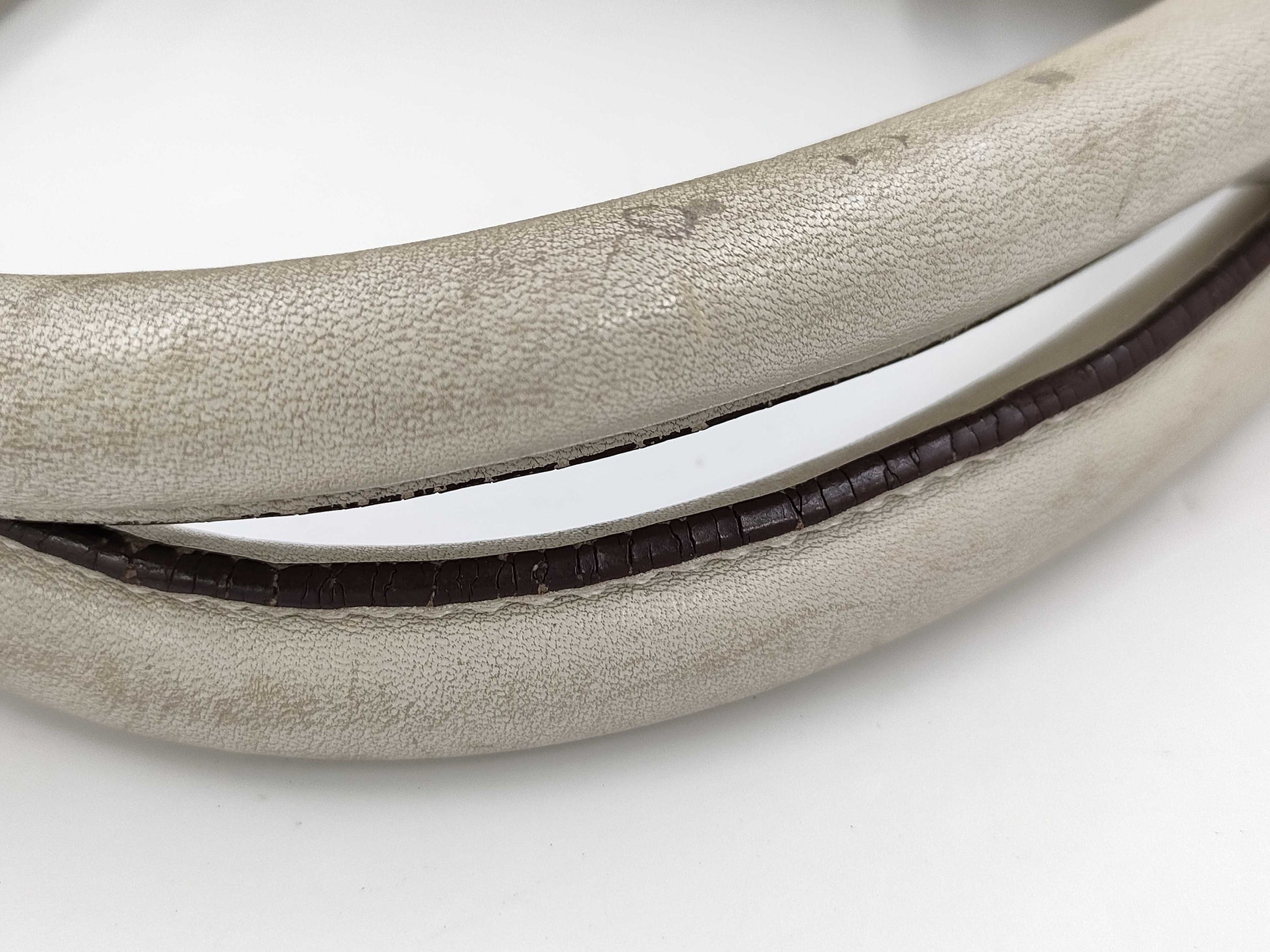 LOEWE Amazona 36 Anagram Suede Handbag with Padlock, Two Keys, and Crochet Detail