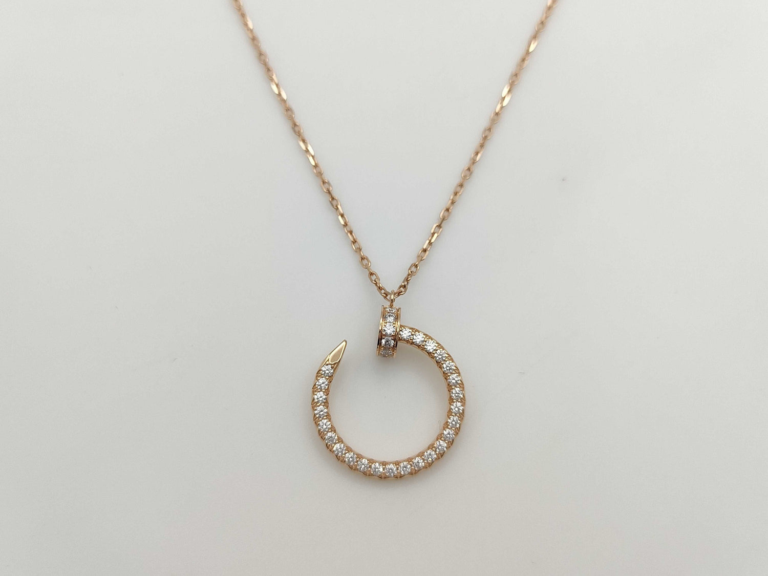 Cartier Juste un Clou Diamond Necklace in PG and Au750, 5.0g 