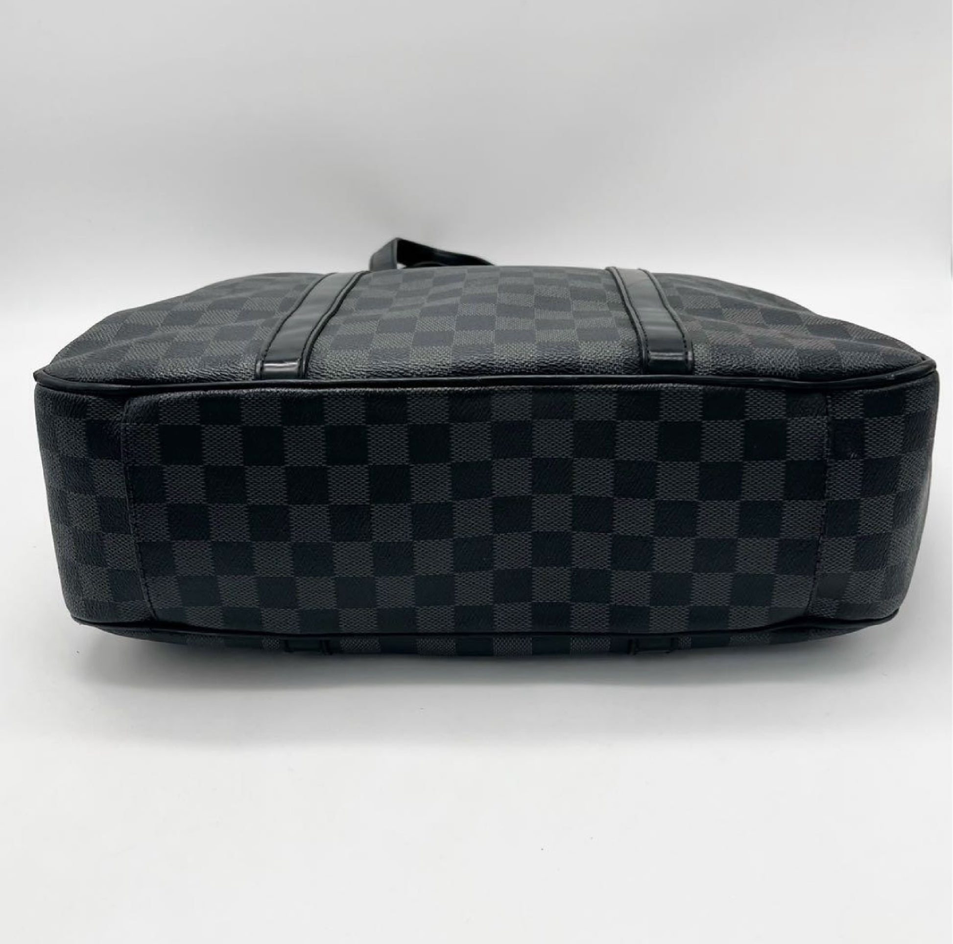LOUIS VUITTON Damier Graphite Tadao Business Bag, Black, Men's, N51192