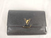 LOUIS VUITTON Louis Vuitton Porte-Feuille Capucine Compact Leather Tri-Fold Wallet