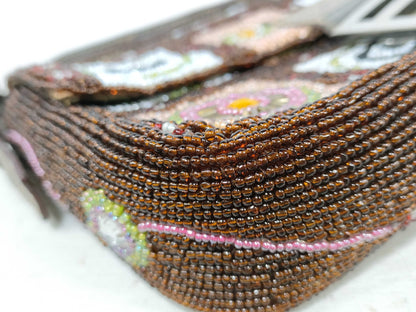 FENDI FENDI Mamma Bucket Beaded Embroidered Shoulder Bag