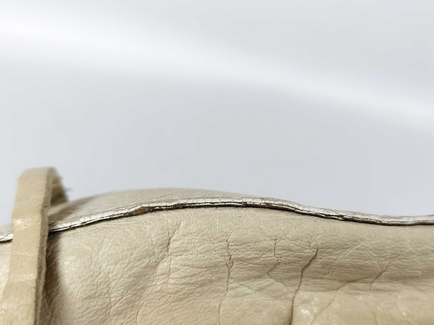 BALENCIAGA The Twiggy Leather 2-Way Bag, Ivory Handbag