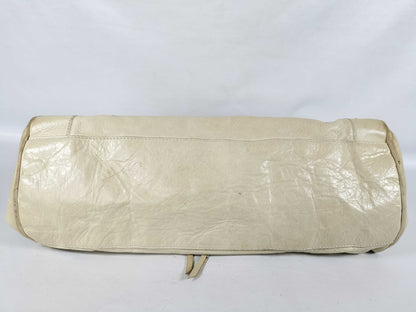 BALENCIAGA The Twiggy Leather 2-Way Bag, Ivory Handbag