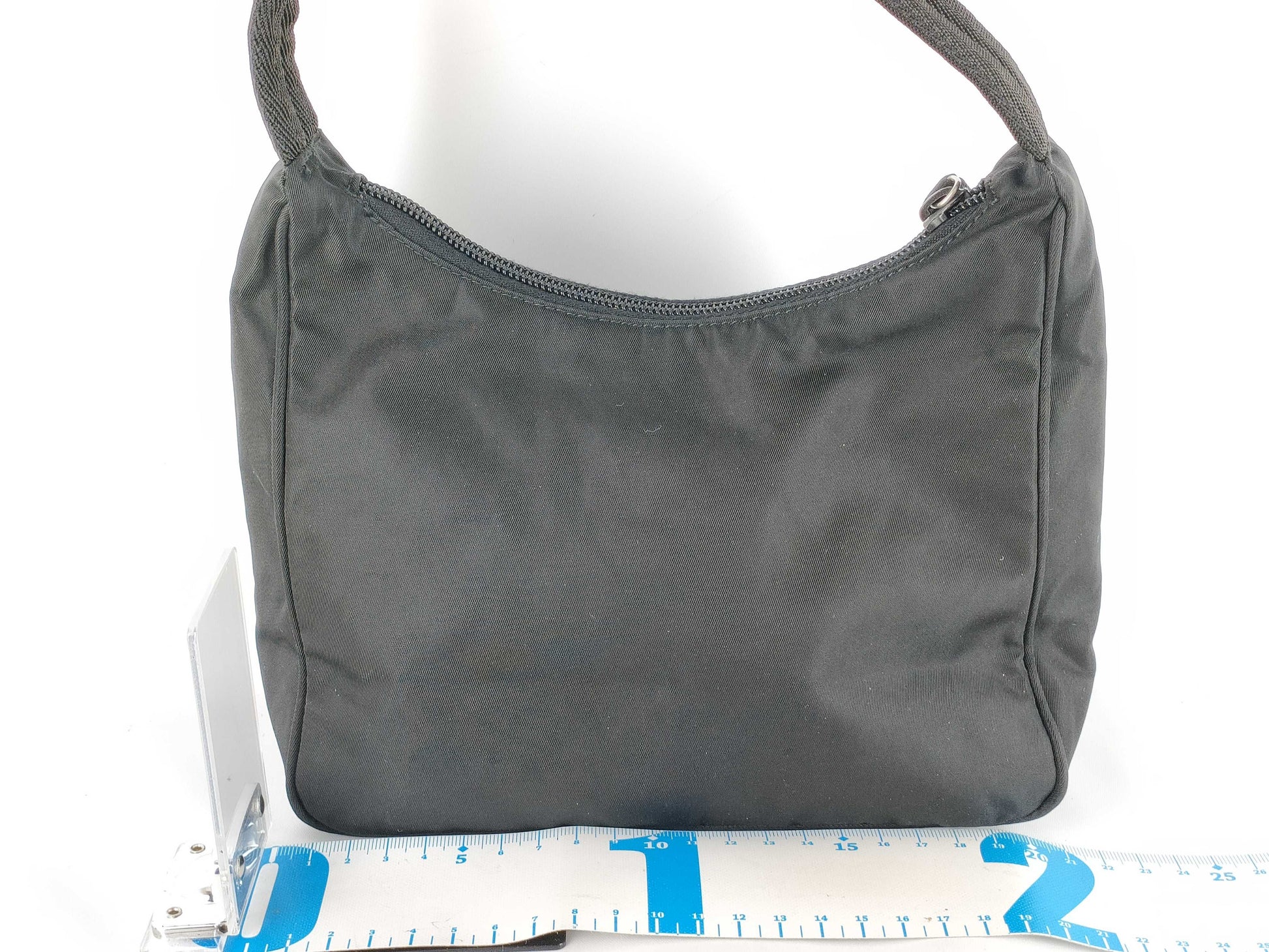 PRADA nylon one-shoulder black handbag