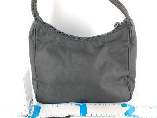 PRADA nylon one-shoulder black handbag