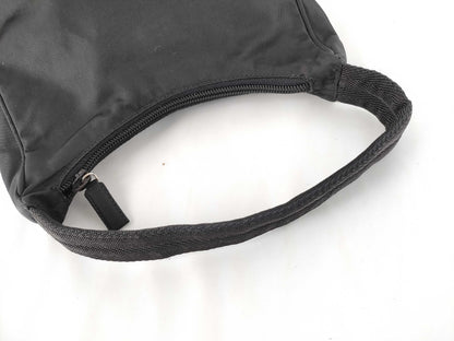 PRADA nylon one-shoulder black handbag