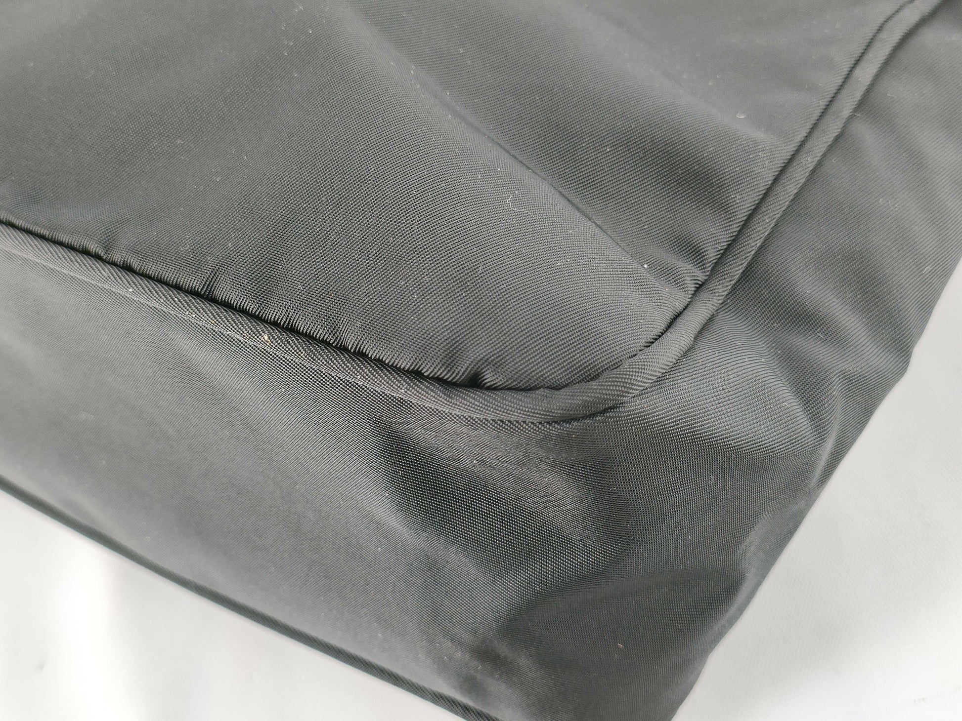 PRADA nylon one-shoulder black handbag