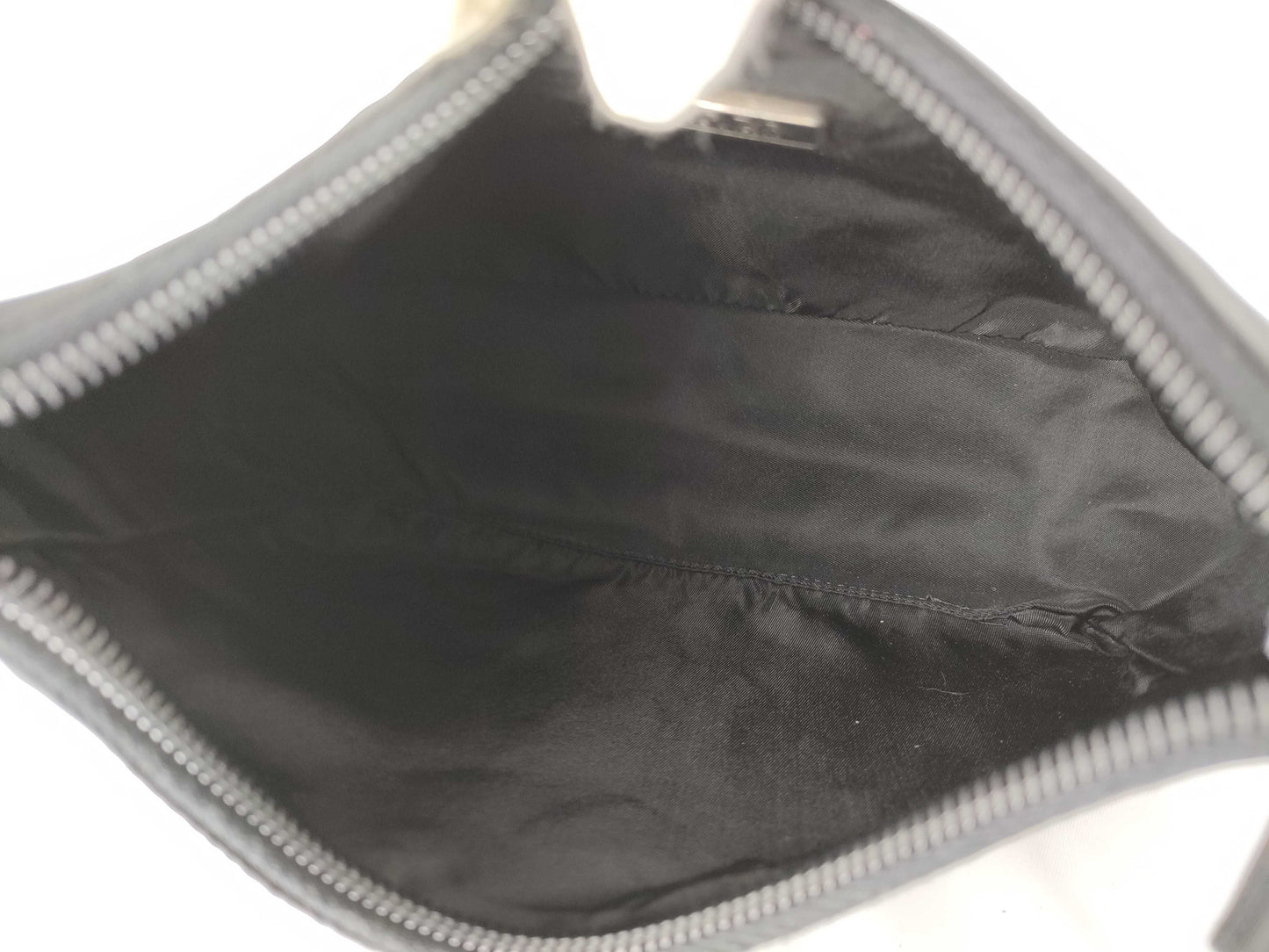 PRADA nylon one-shoulder black handbag