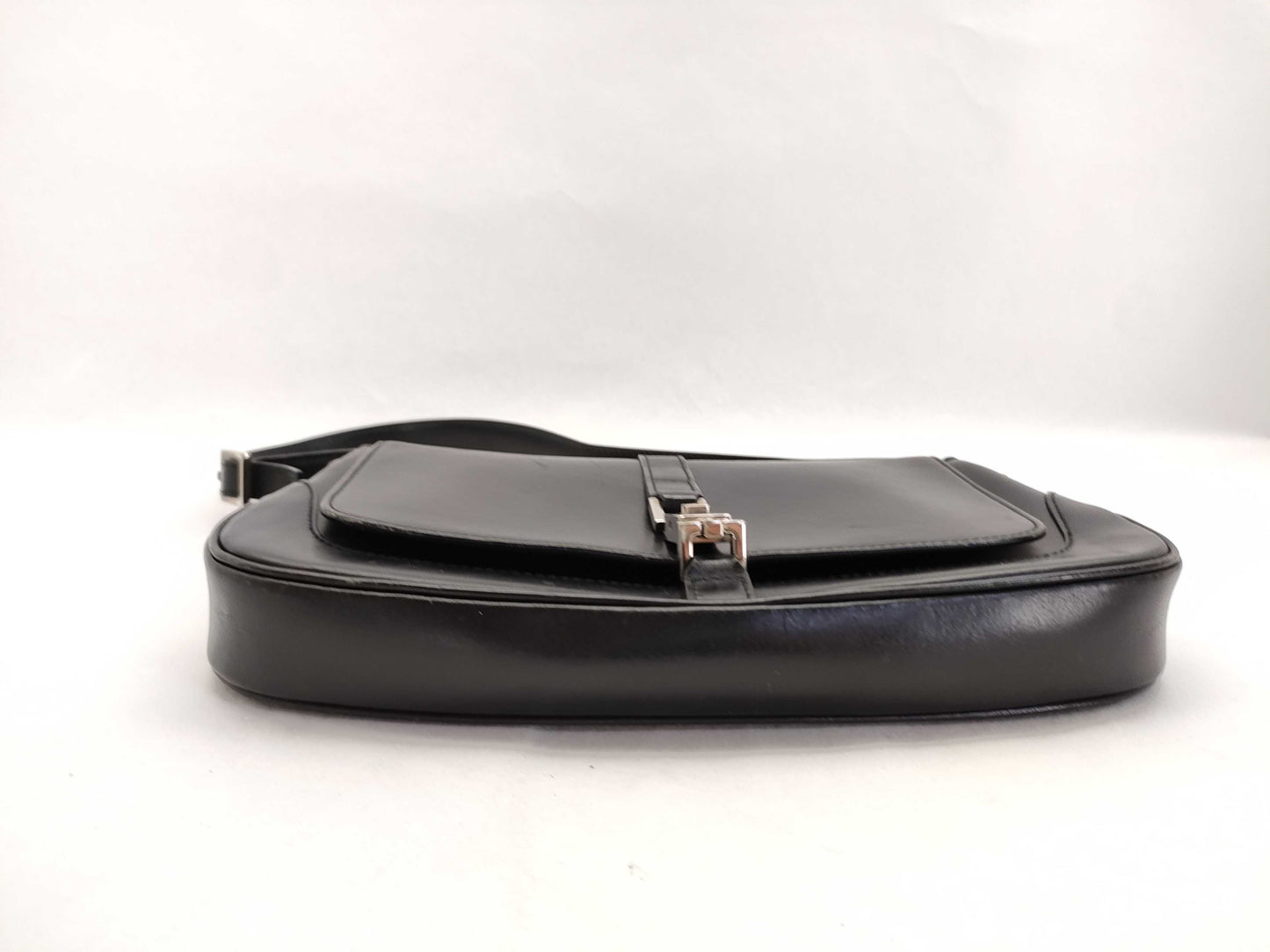 GUCCI Jackie One-Shoulder Bag, Semi-Shoulder Bag, Black, All Leather