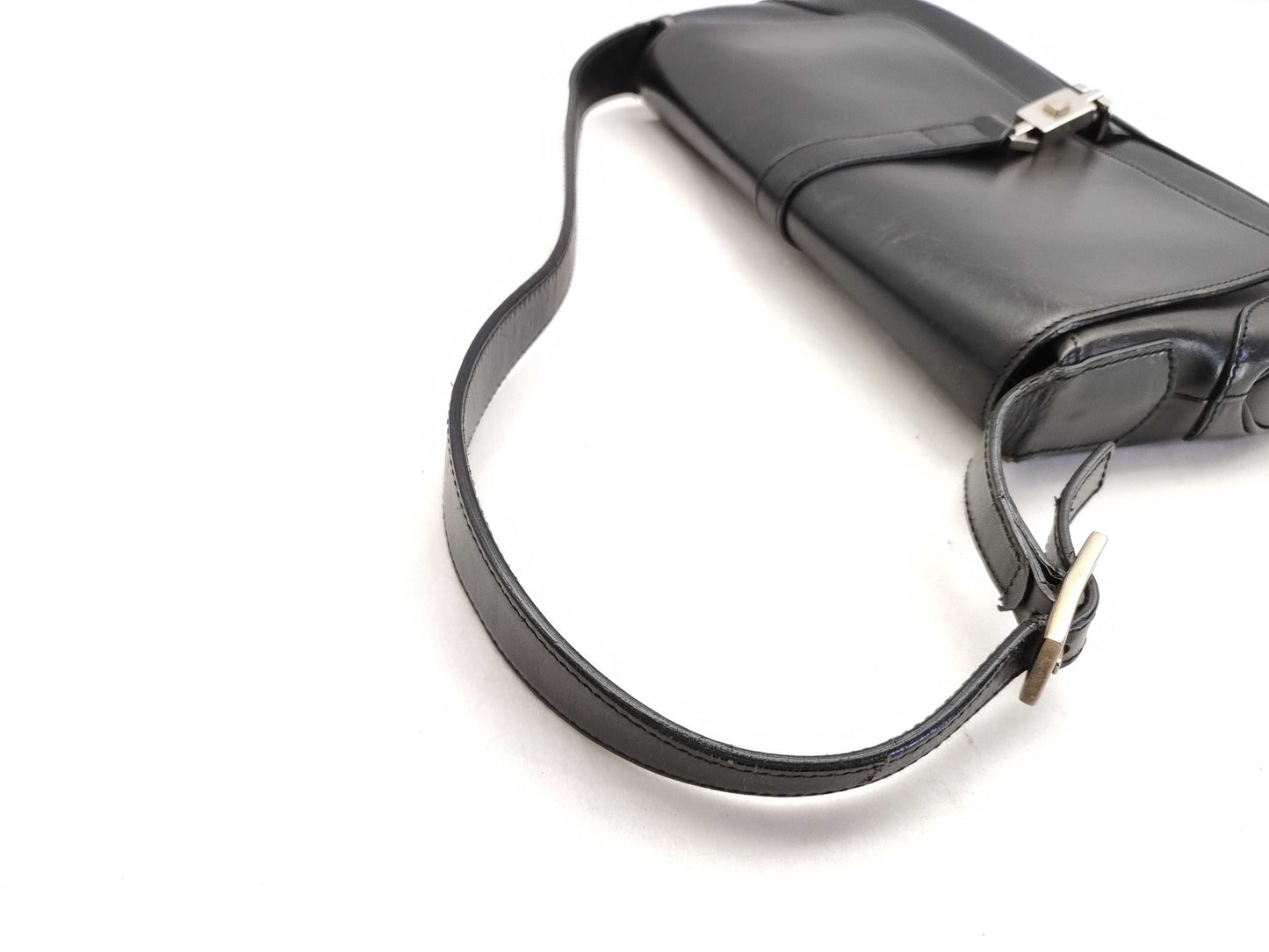GUCCI Jackie One-Shoulder Bag, Semi-Shoulder Bag, Black, All Leather