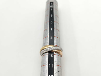 Cartier Trinity #49 Diamond Au750 4.8g Ring 