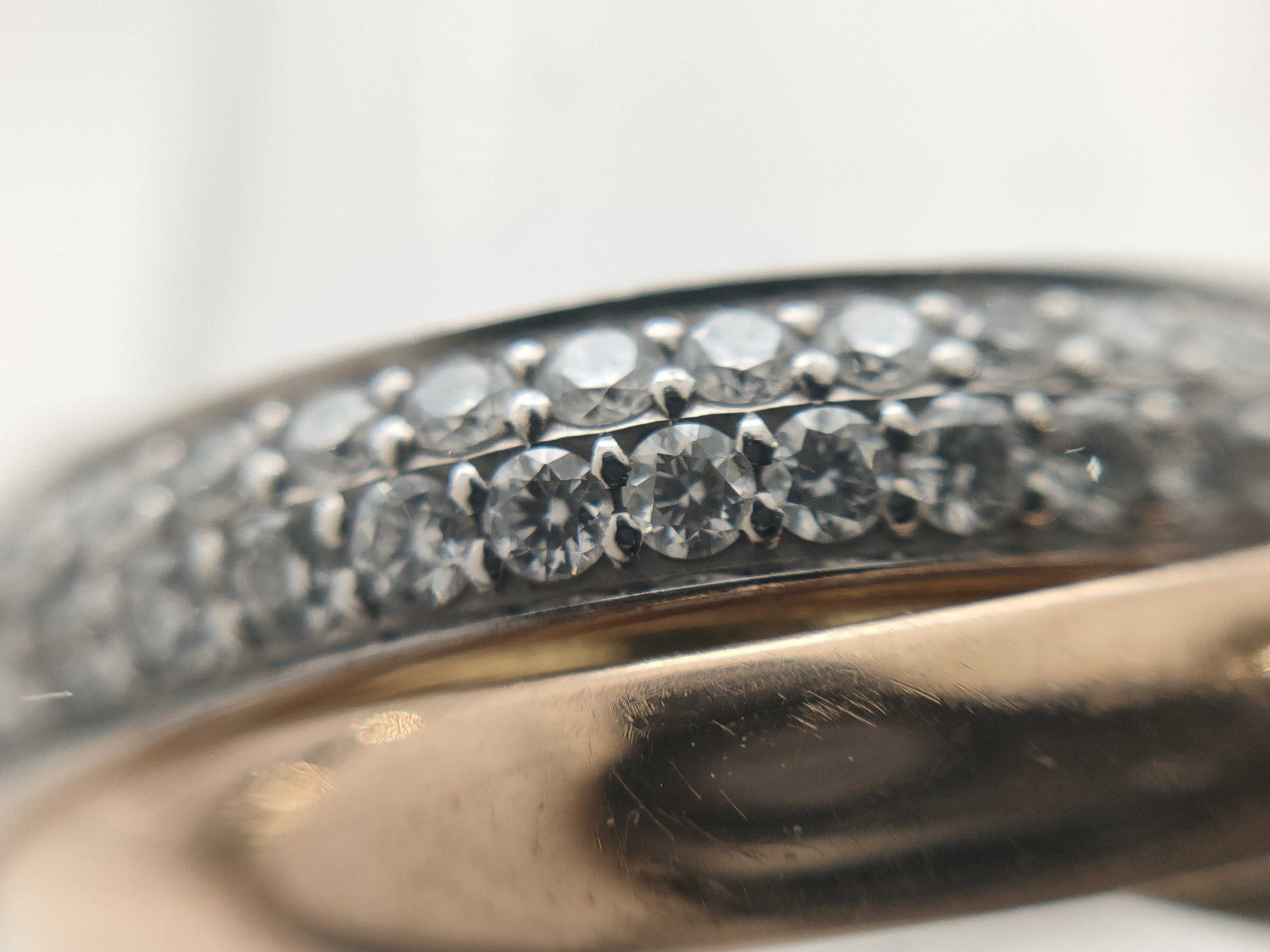 Cartier Trinity #49 Diamond Au750 4.8g Ring 